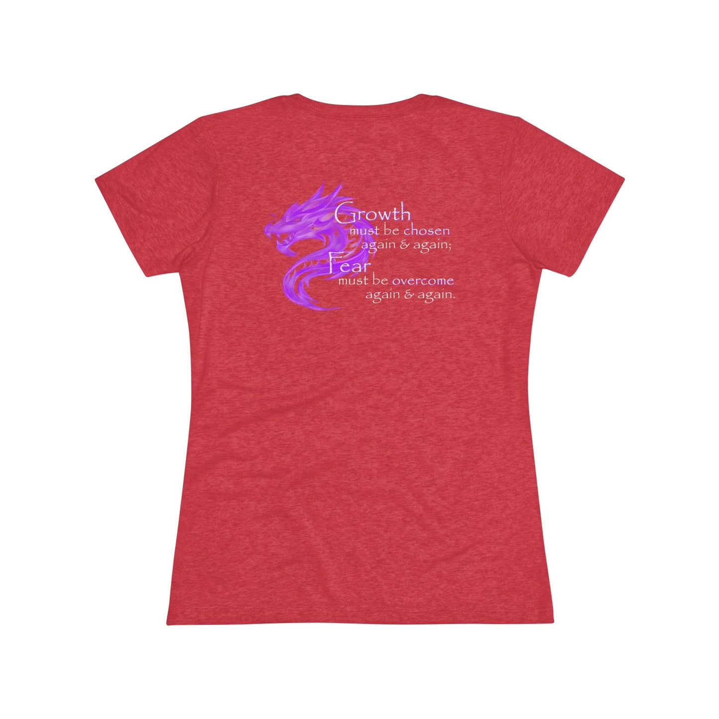 Growth Must Be Chosen (Women's Triblend Tee)