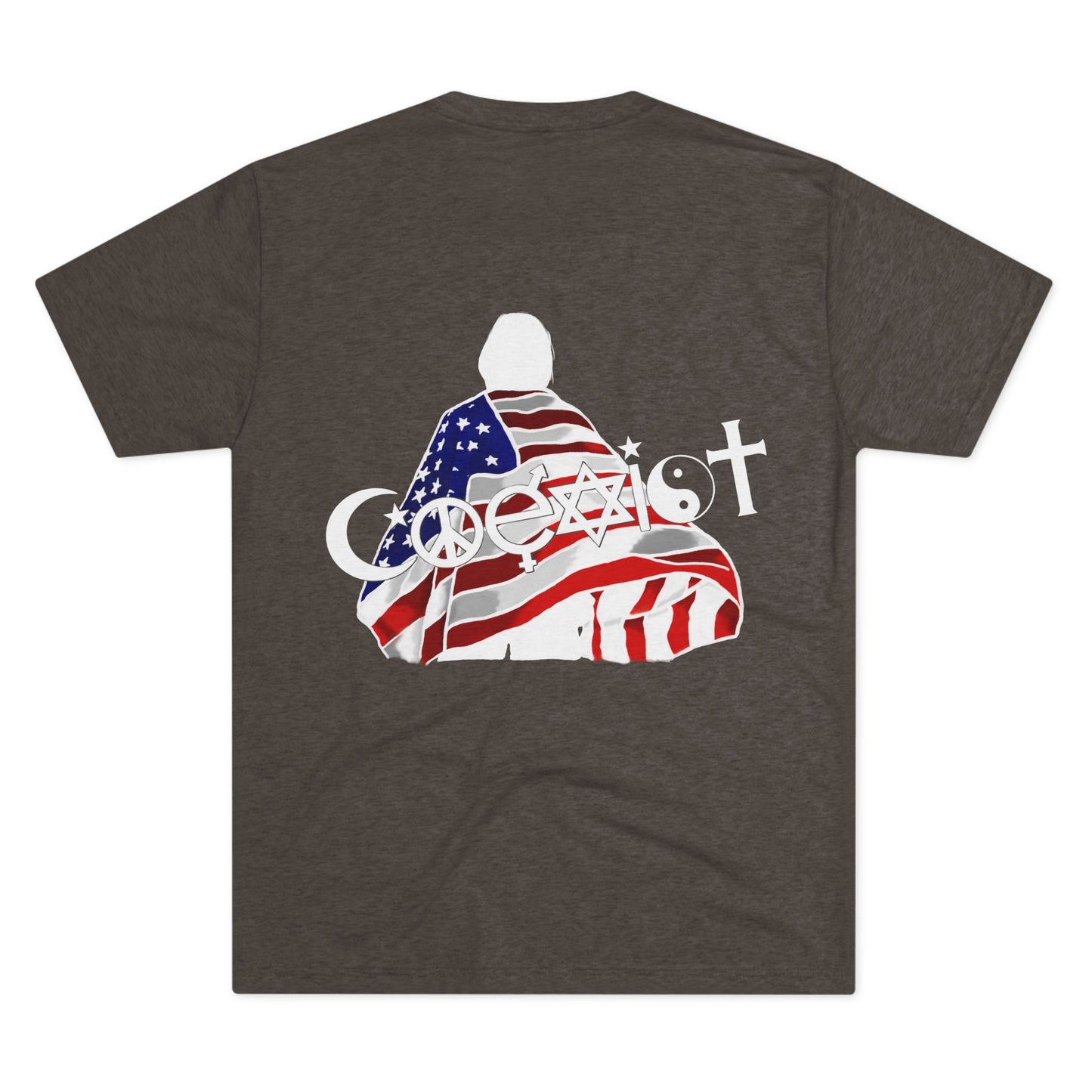 Coexist (Triblend Crew Tee)