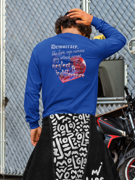 Democracy, Like Love, Can Survive (Jersey Long Sleeve)
