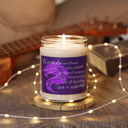 Warriors Are Those Who (Scented Soy Candle, 9oz)