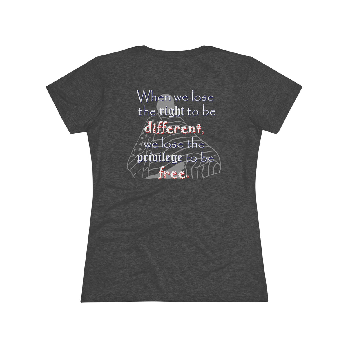 Right to be Different (Women's Triblend Tee)
