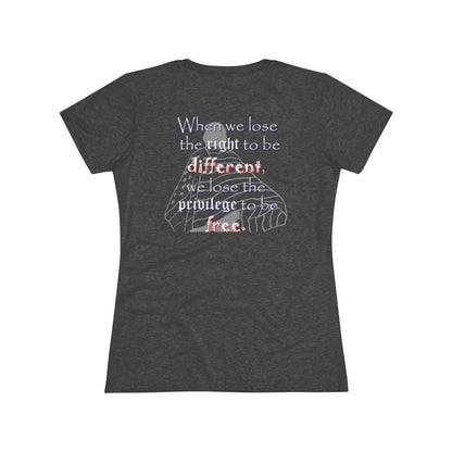 Right to be Different (Women's Triblend Tee)