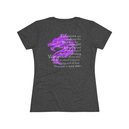 Warriors Are Not Always (Women's Triblend Tee)