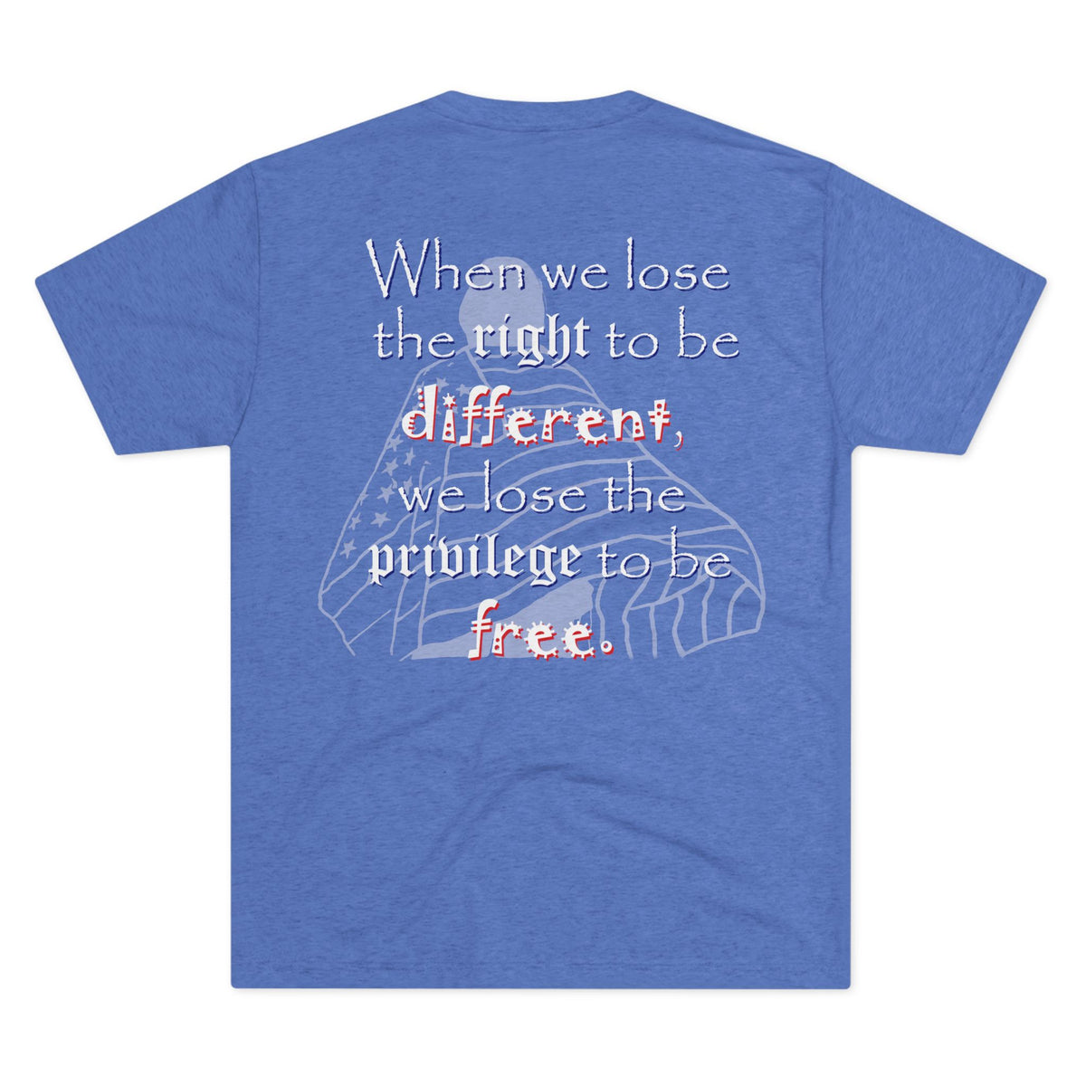 Right to be Different (Triblend Crew Tee)