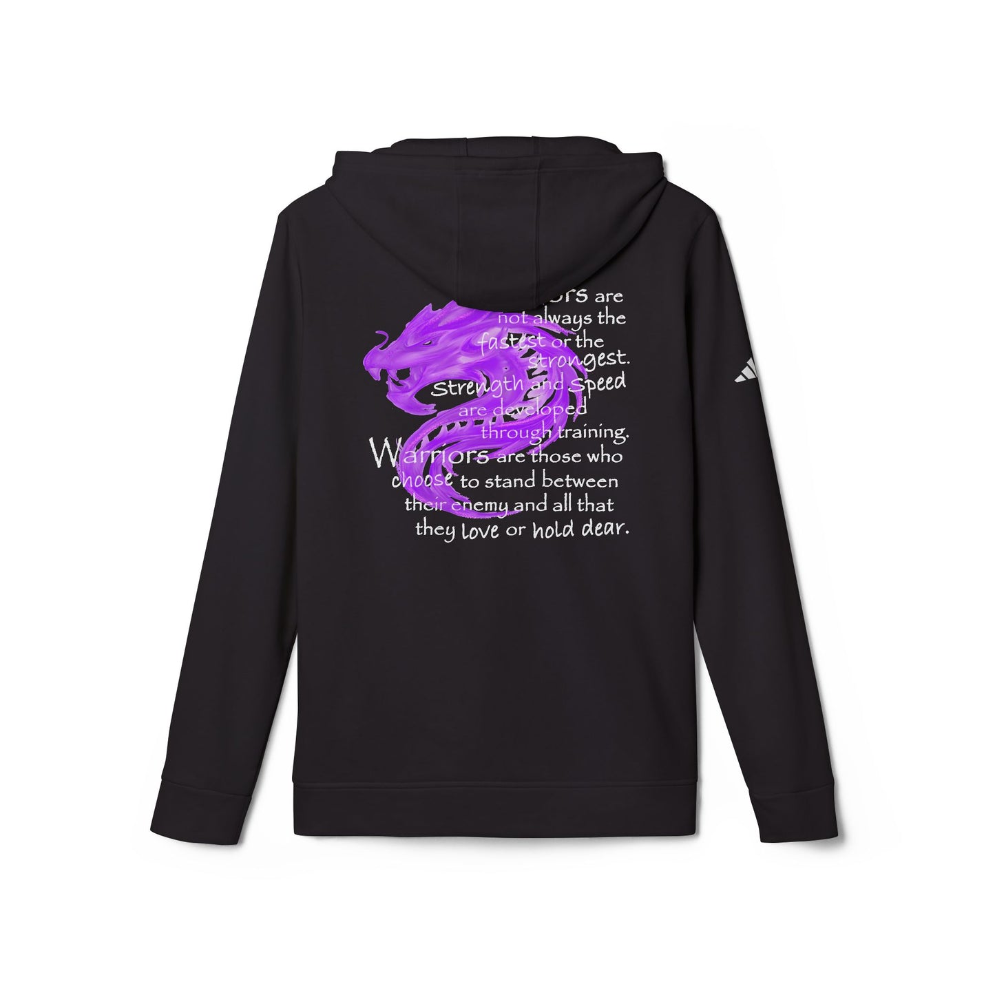 Warriors Are Not Always (adidas® Fleece Hoodie)