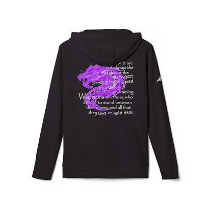 Warriors Are Not Always (adidas® Fleece Hoodie)