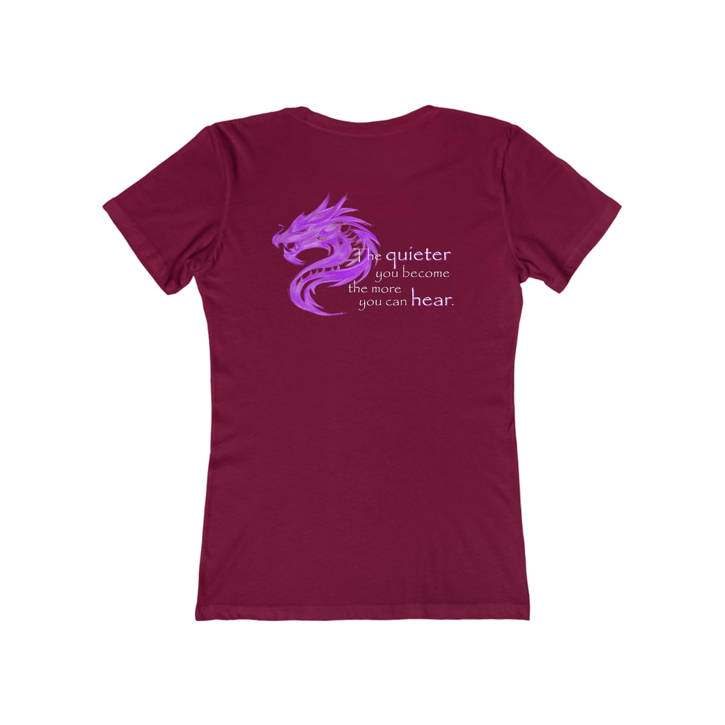 Quieter You Become (Women's Boyfriend Tee)