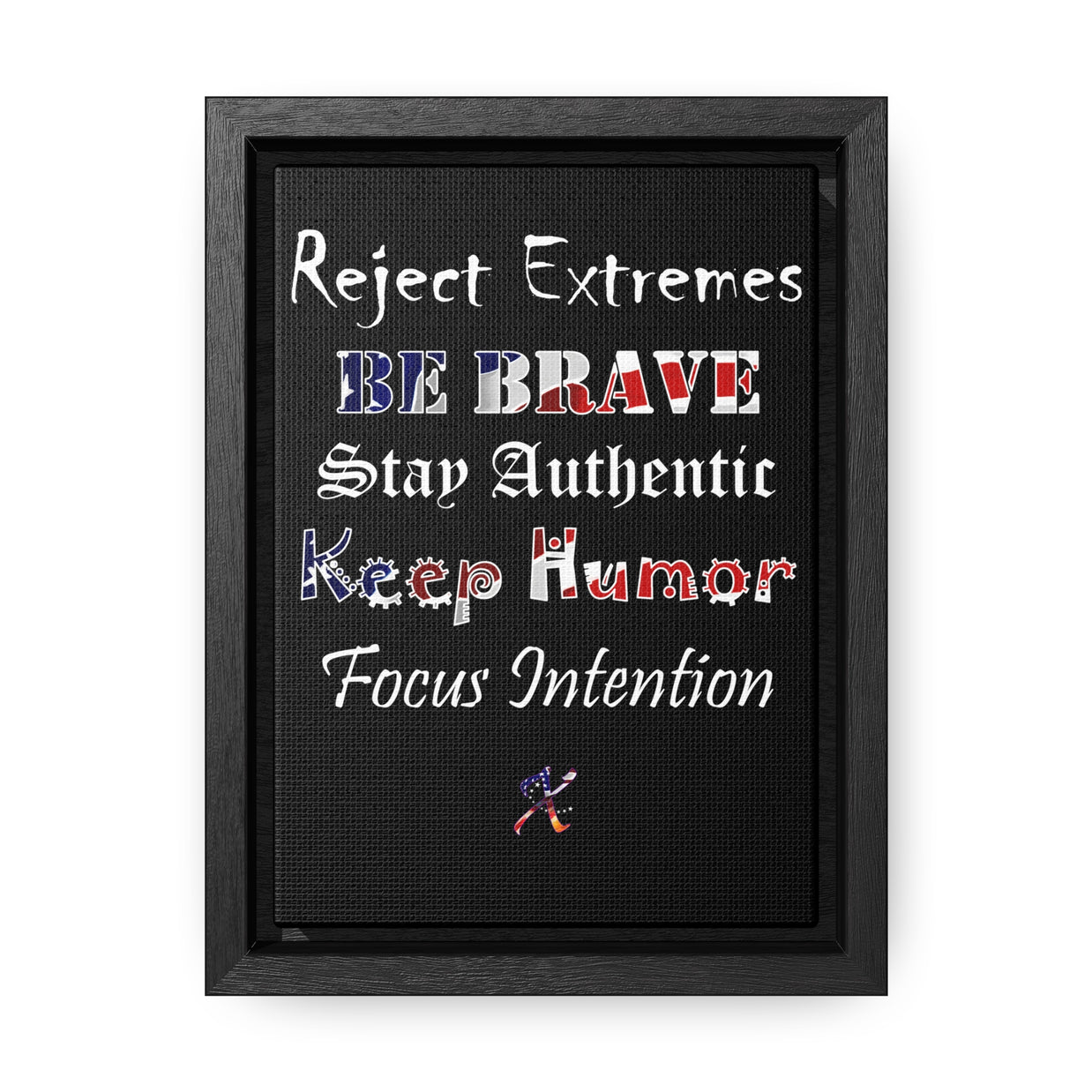 Declaration (Gallery Canvas, Vertical Frame)