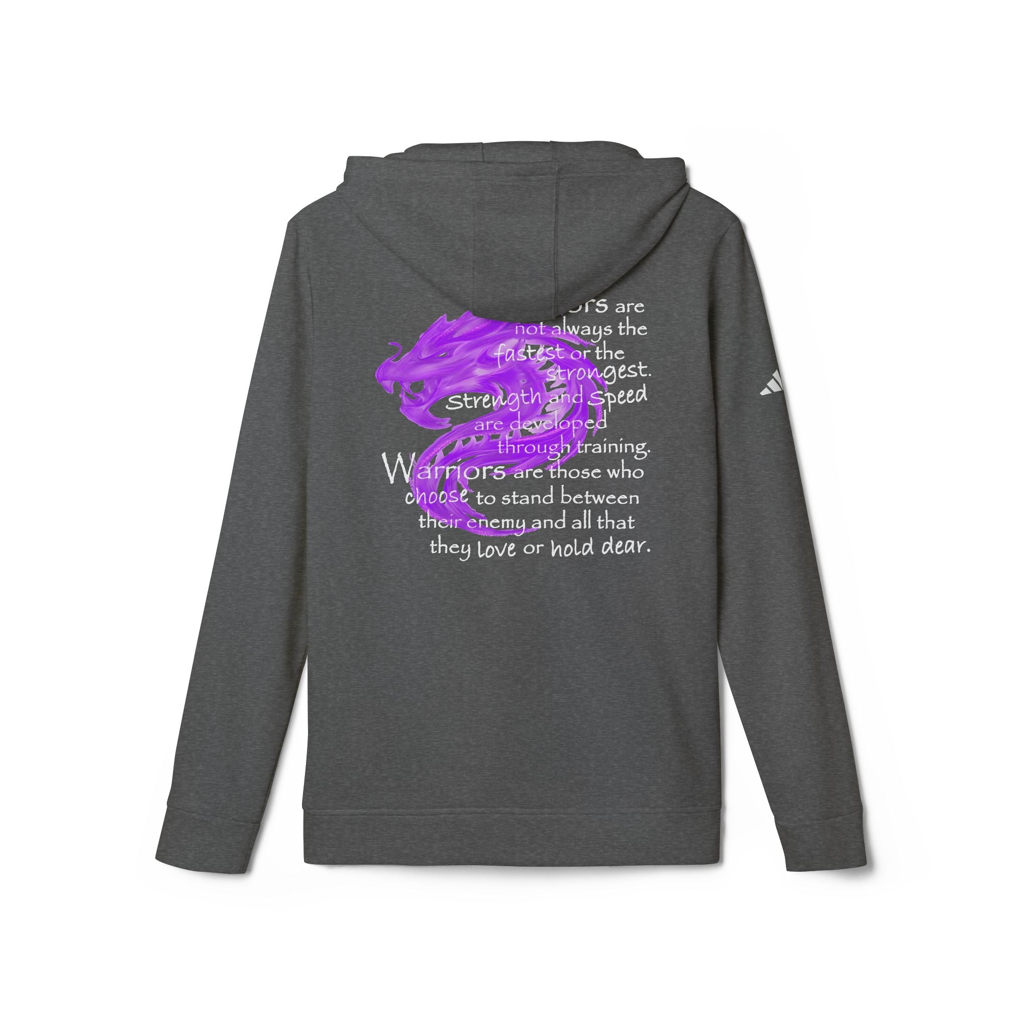 Warriors Are Not Always (adidas® Fleece Hoodie)