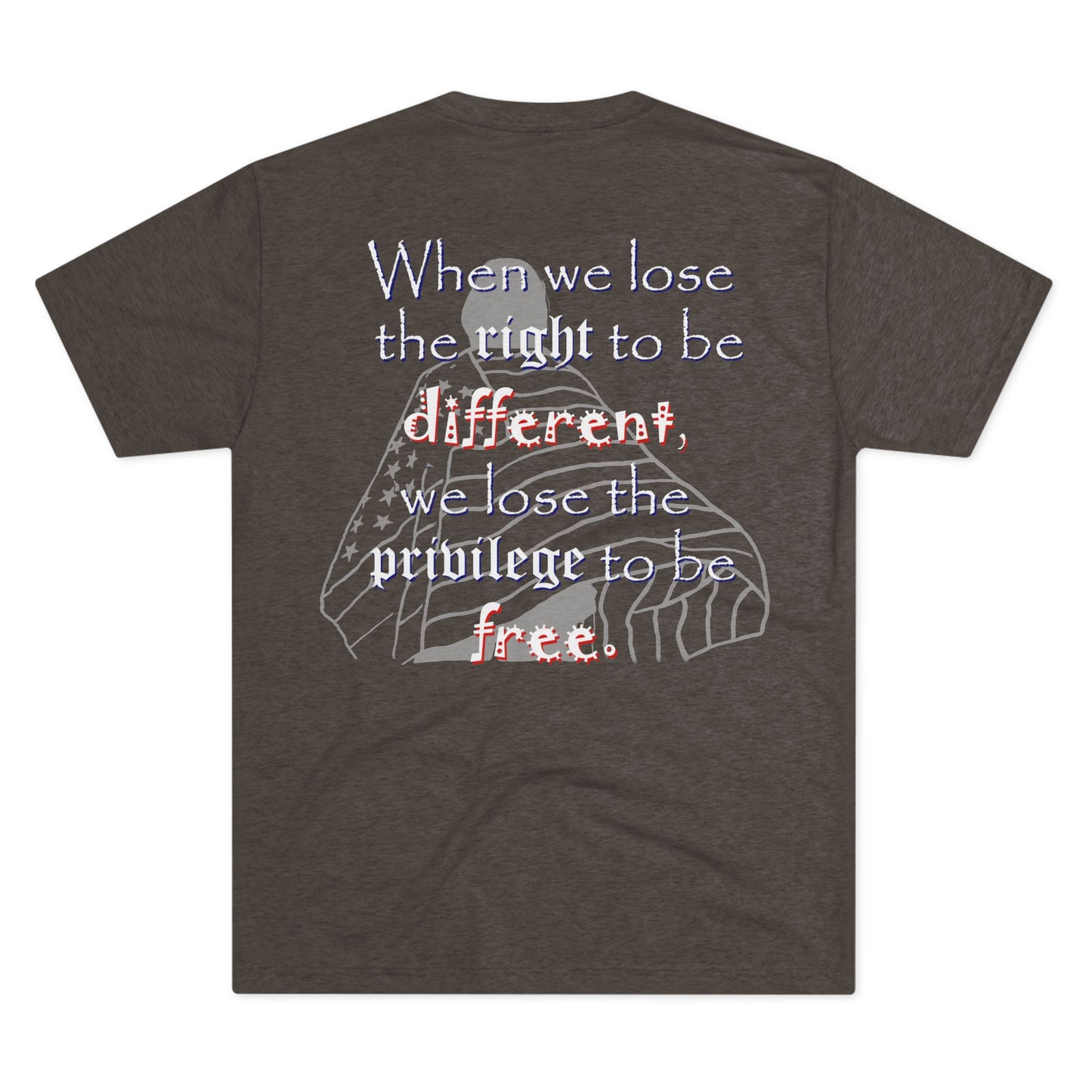 Right to be Different (Triblend Crew Tee)