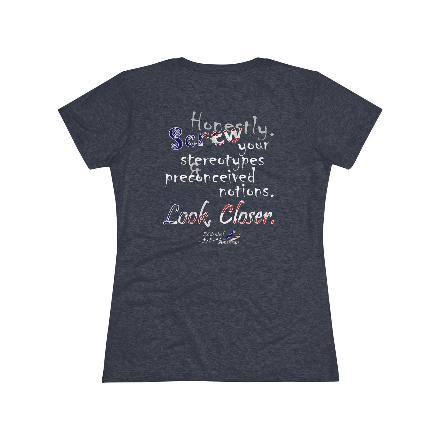 Look. Closer. (Women's Triblend Tee)