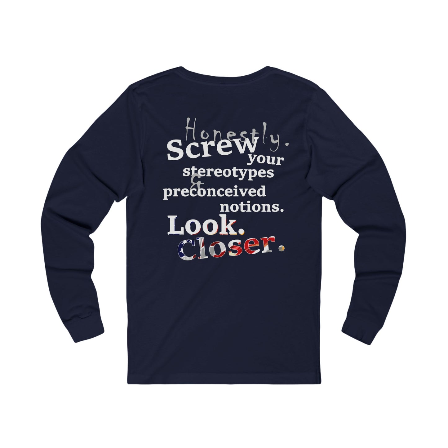 Look. Closer. (Jersey Long Sleeve)