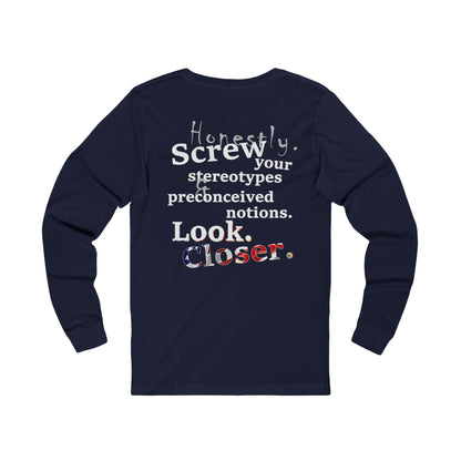 Look. Closer. (Jersey Long Sleeve)