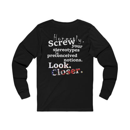 Look. Closer. (Jersey Long Sleeve)
