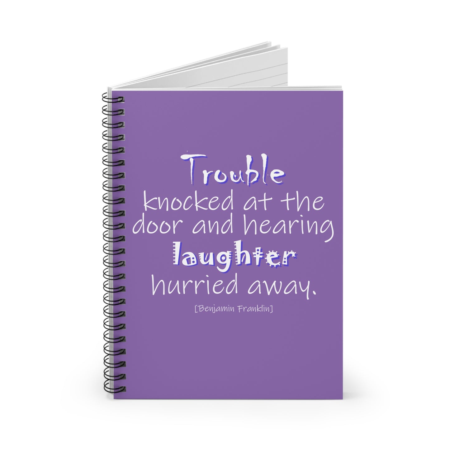 Trouble Knocked at the Door (Spiral Notebook - Ruled Line)