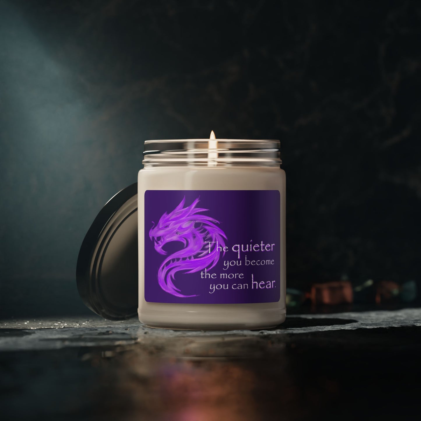 Quieter You Become (Scented Soy Candle, 9oz)