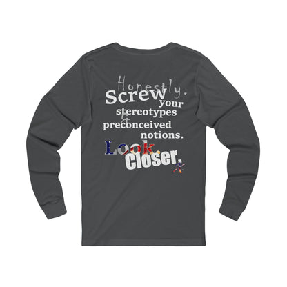 Look. Closer. (Jersey Long Sleeve)