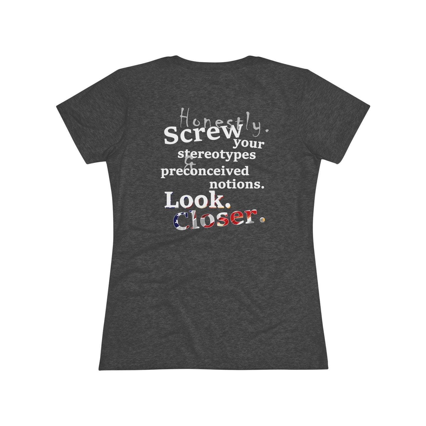 Look. Closer. (Women's Triblend Tee)
