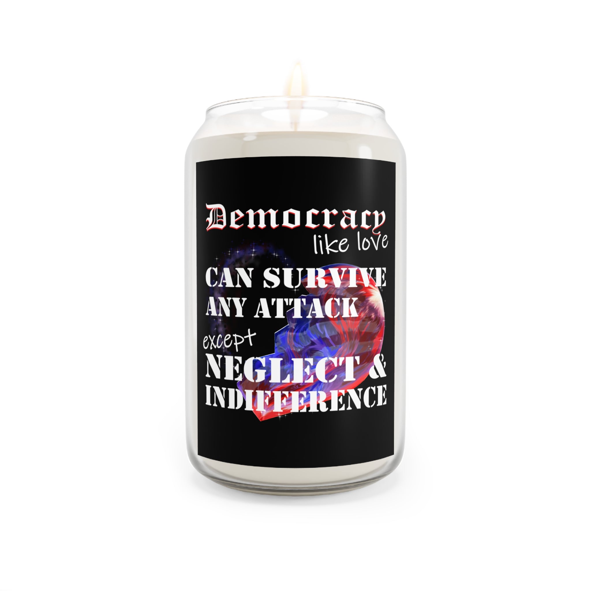 Democracy, Like Love, Can Survive (Scented Candle, 13.75oz)
