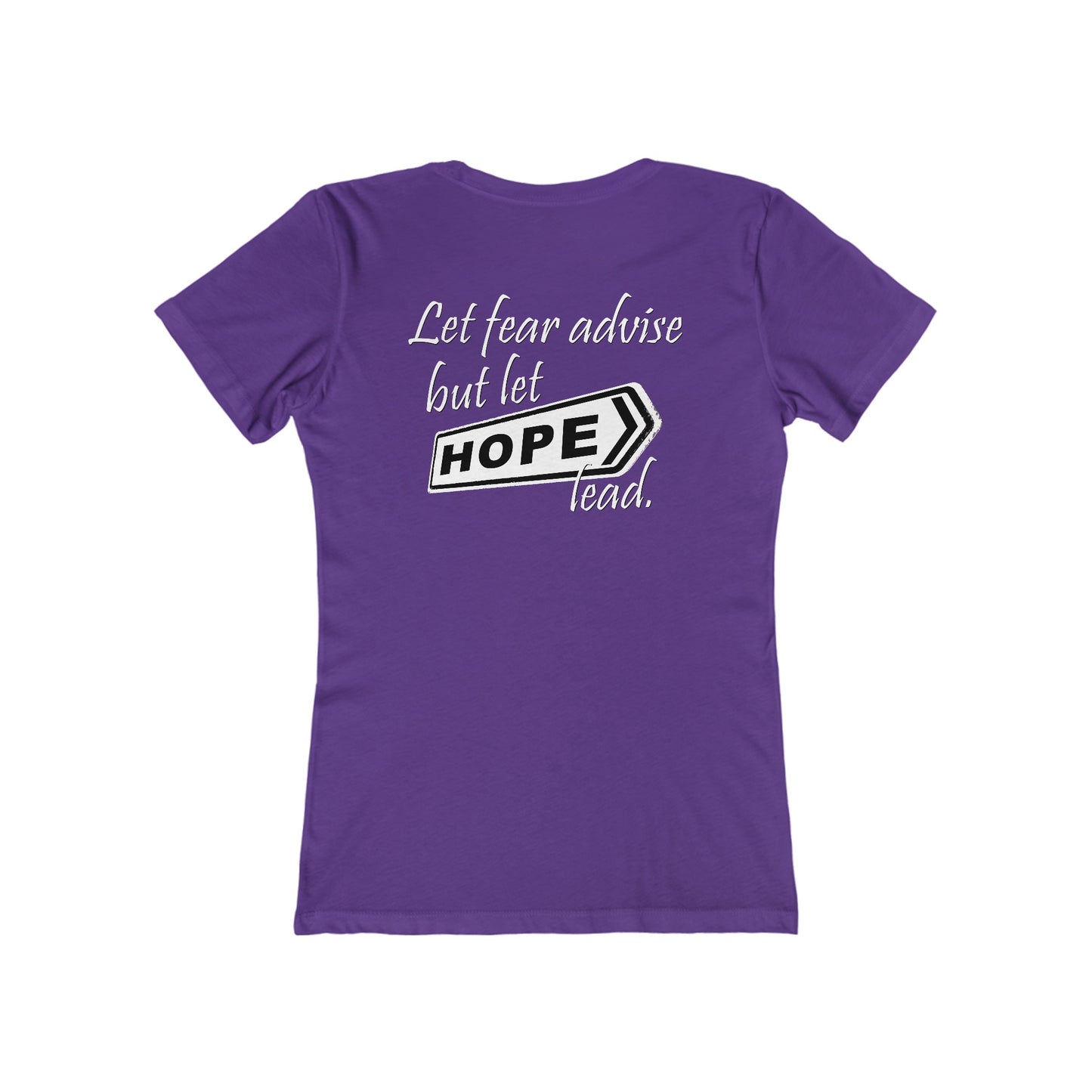 Let Hope Lead (Women's Boyfriend Tee)