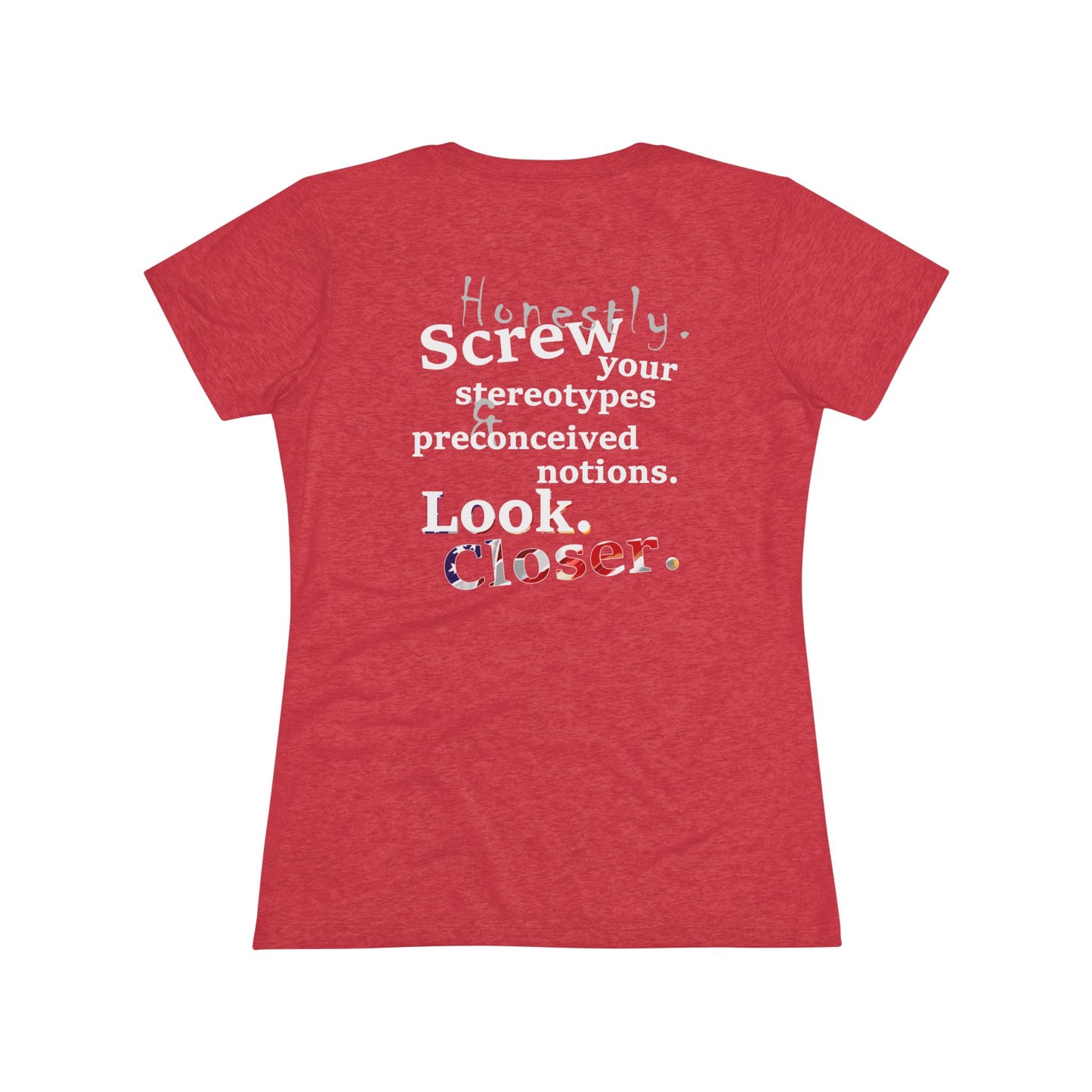 Look. Closer. (Women's Triblend Tee)