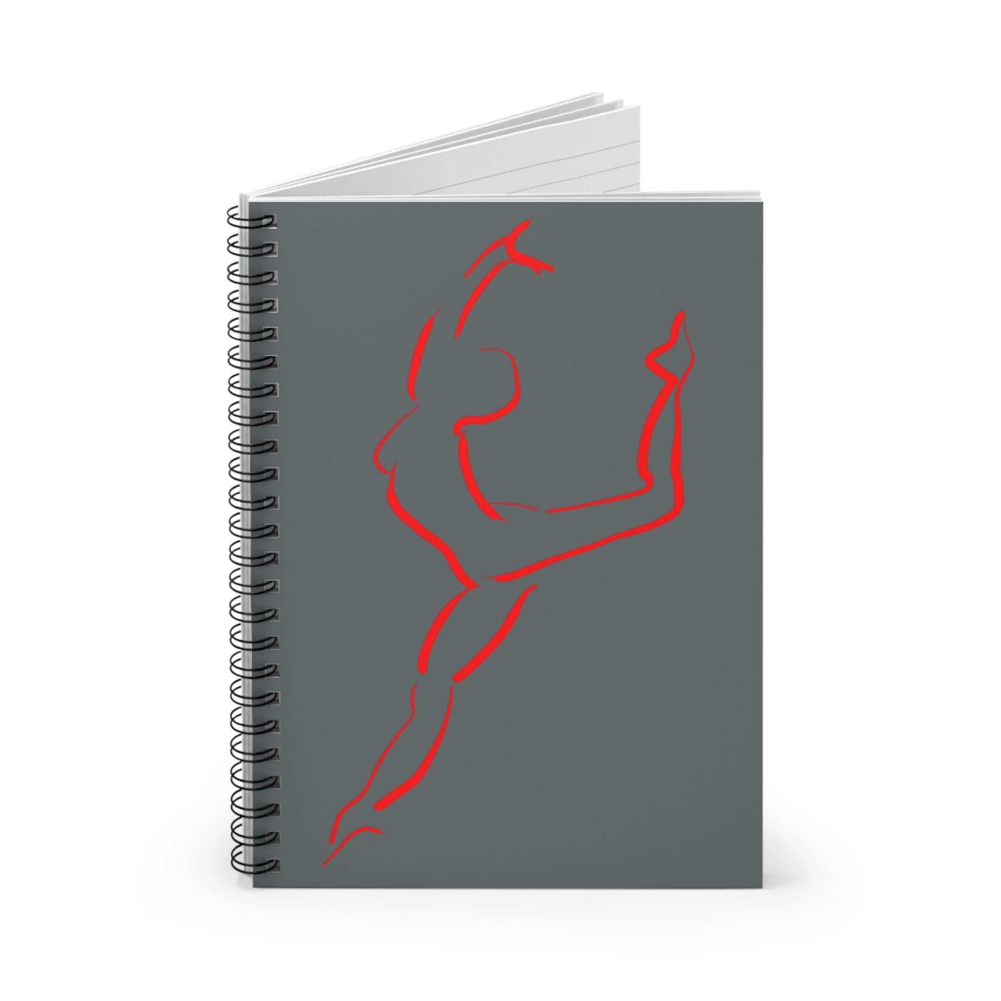 Ballerina; Those Who Hear Not the Music (Spiral Notebook - Ruled Line)