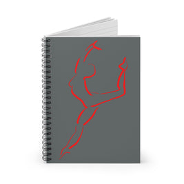 Ballerina; Those Who Hear Not the Music (Spiral Notebook - Ruled Line)