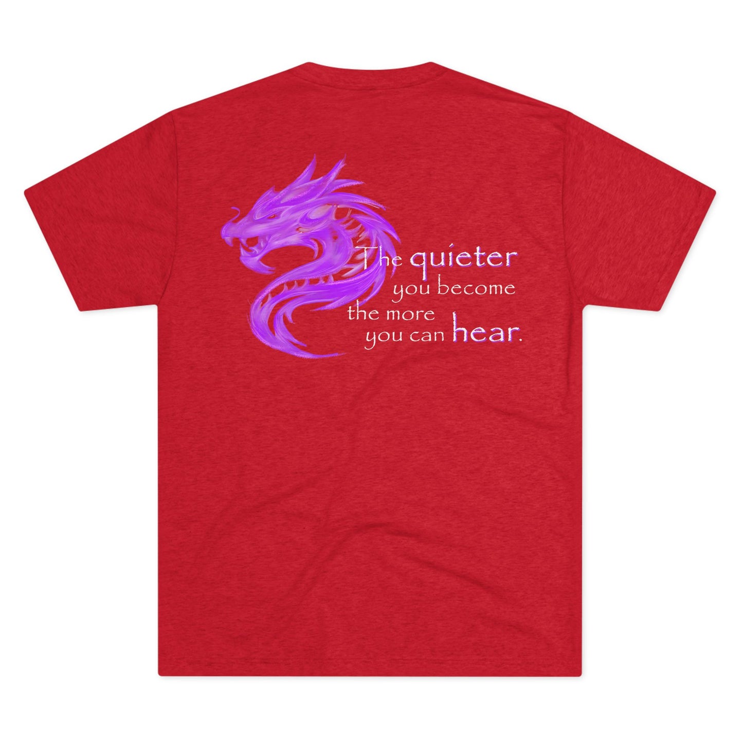 Quieter You Become (Triblend Crew Tee)