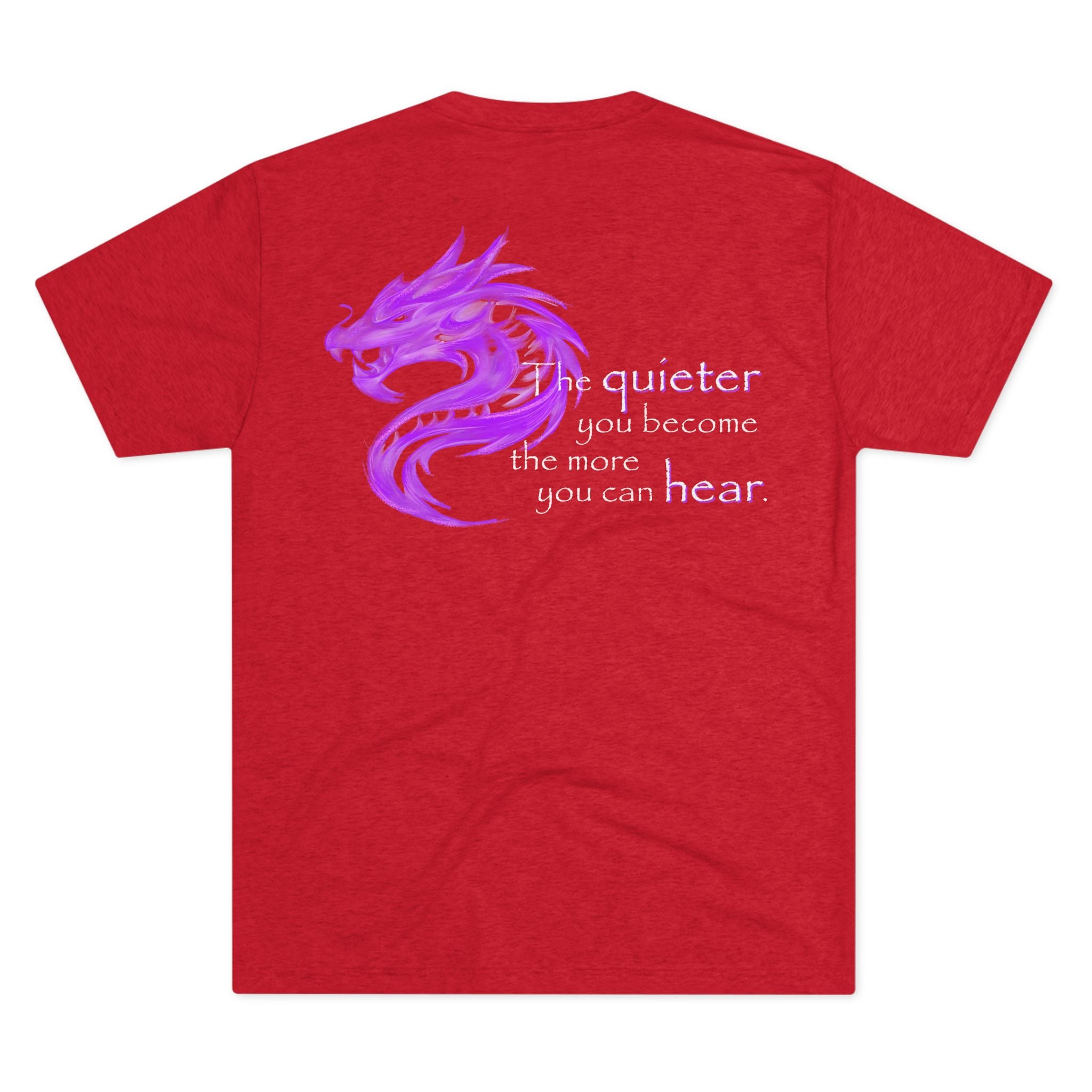 Quieter You Become (Triblend Crew Tee)