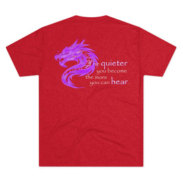 Quieter You Become (Triblend Crew Tee)