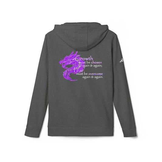 Growth Must Be Chosen (adidas® Fleece Hoodie)