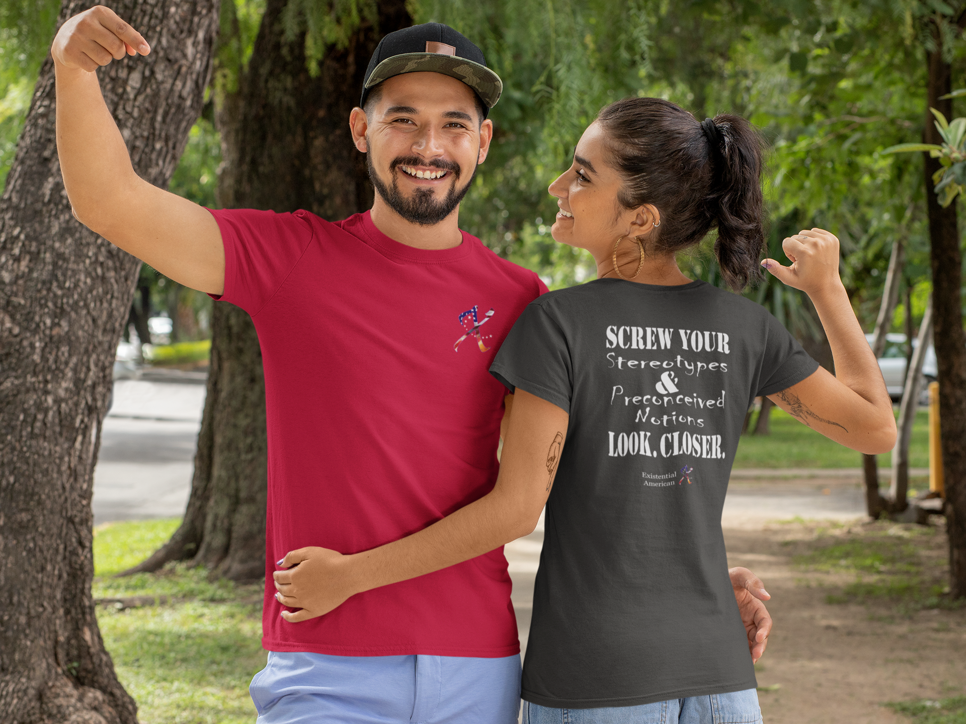 Look. Closer. (Women's Triblend Tee)