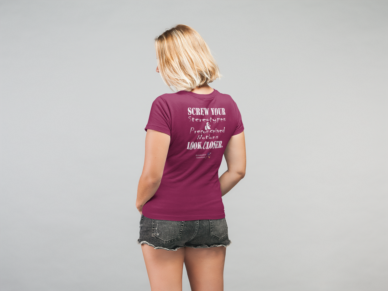 Look. Closer. (Women's Boyfriend Tee)