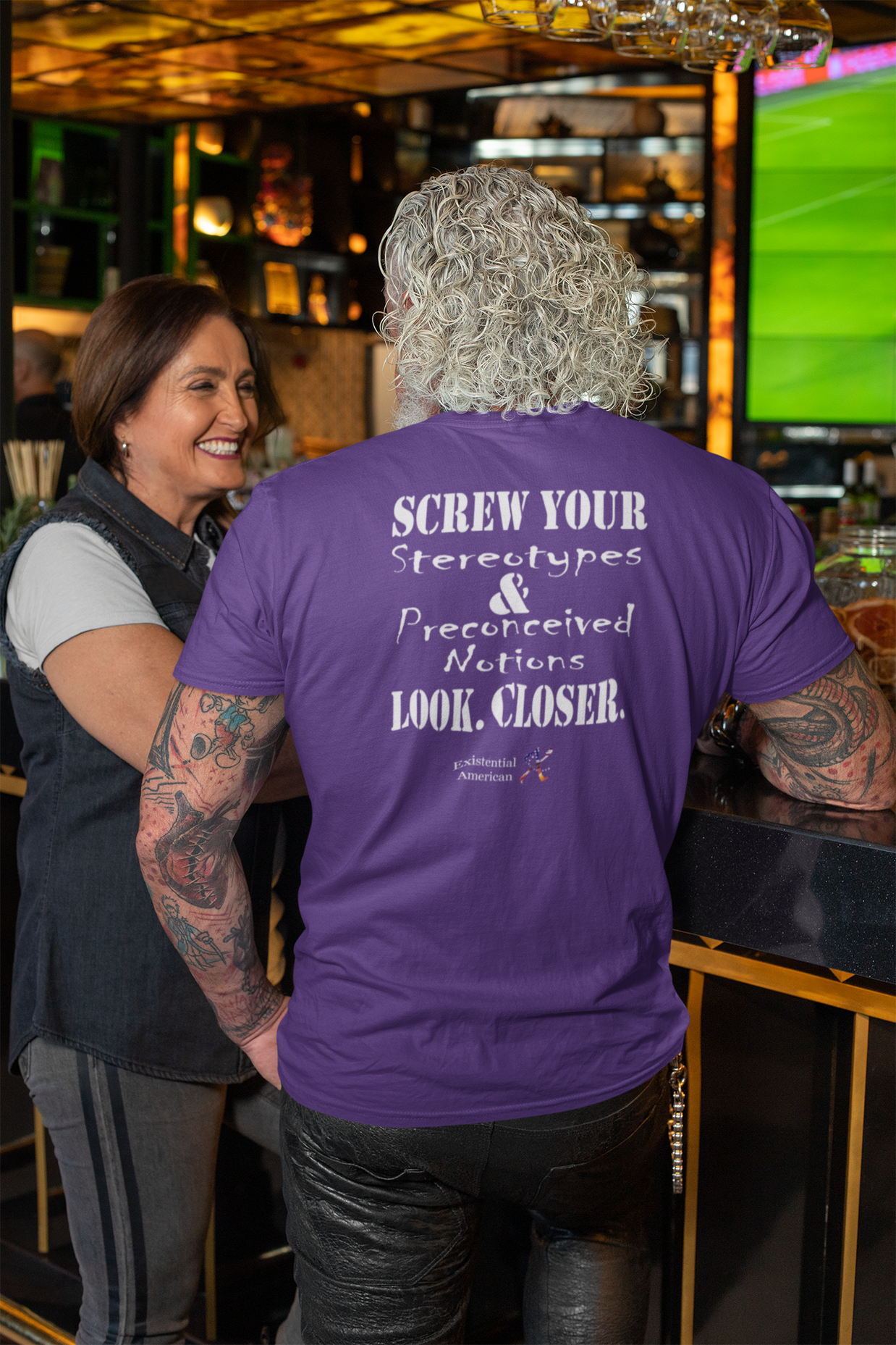 Look. Closer. (Cotton Crew Tee)