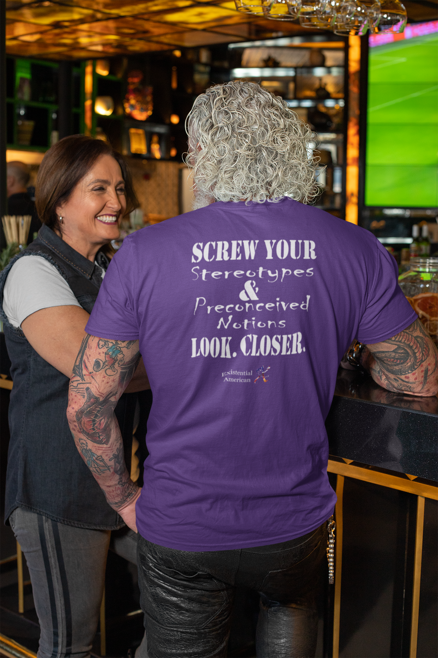 Look. Closer. (Cotton Crew Tee)
