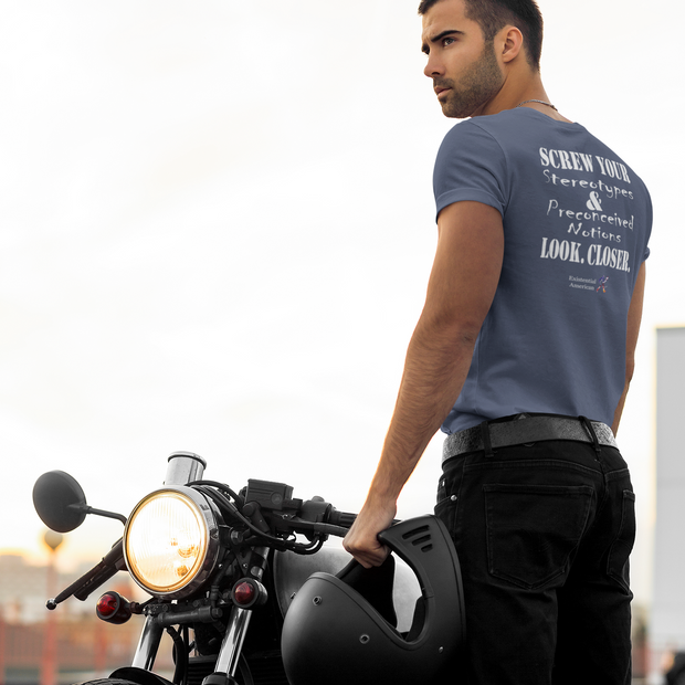 Look. Closer. (Triblend Crew Tee)