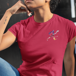 Democracy, Like Love, Can Survive (Women's Boyfriend Tee)