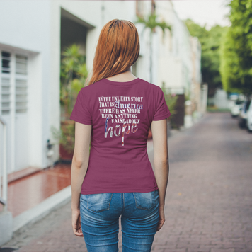 Unlikely Story that is America (Women's Boyfriend Tee)