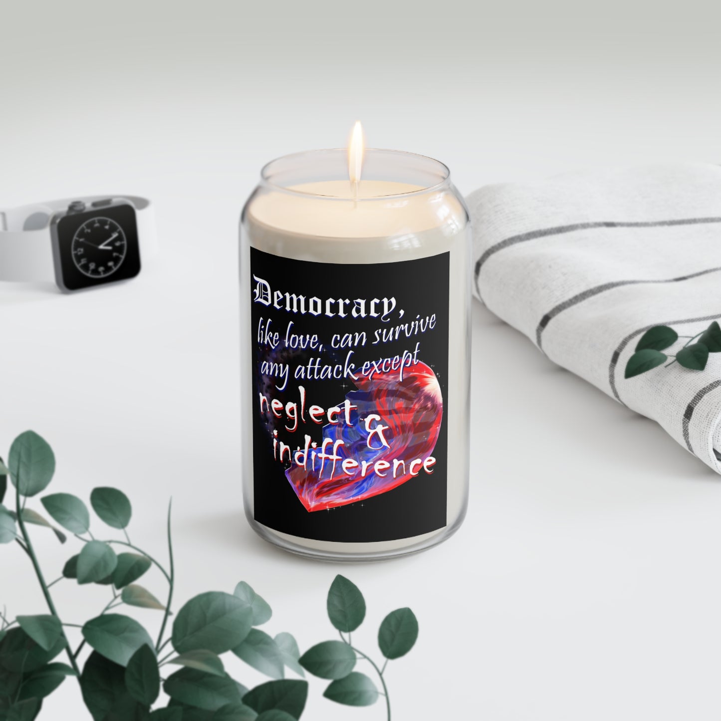 Democracy, Like Love, Can Survive (Scented Candle, 13.75oz)
