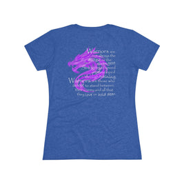 Warriors Are Not Always (Women's Triblend Tee)