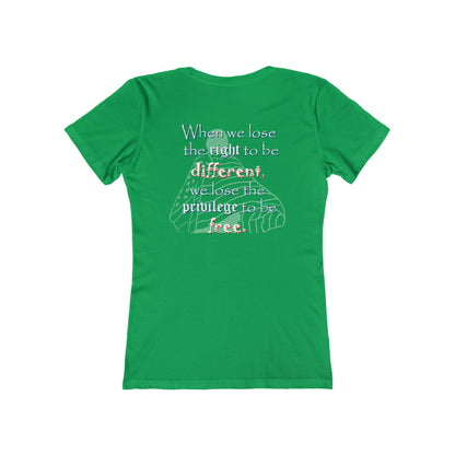 Right to be Different (Women's Boyfriend Tee)