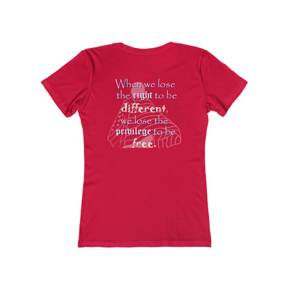 Right to be Different (Women's Boyfriend Tee)