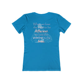 Right to be Different (Women's Boyfriend Tee)