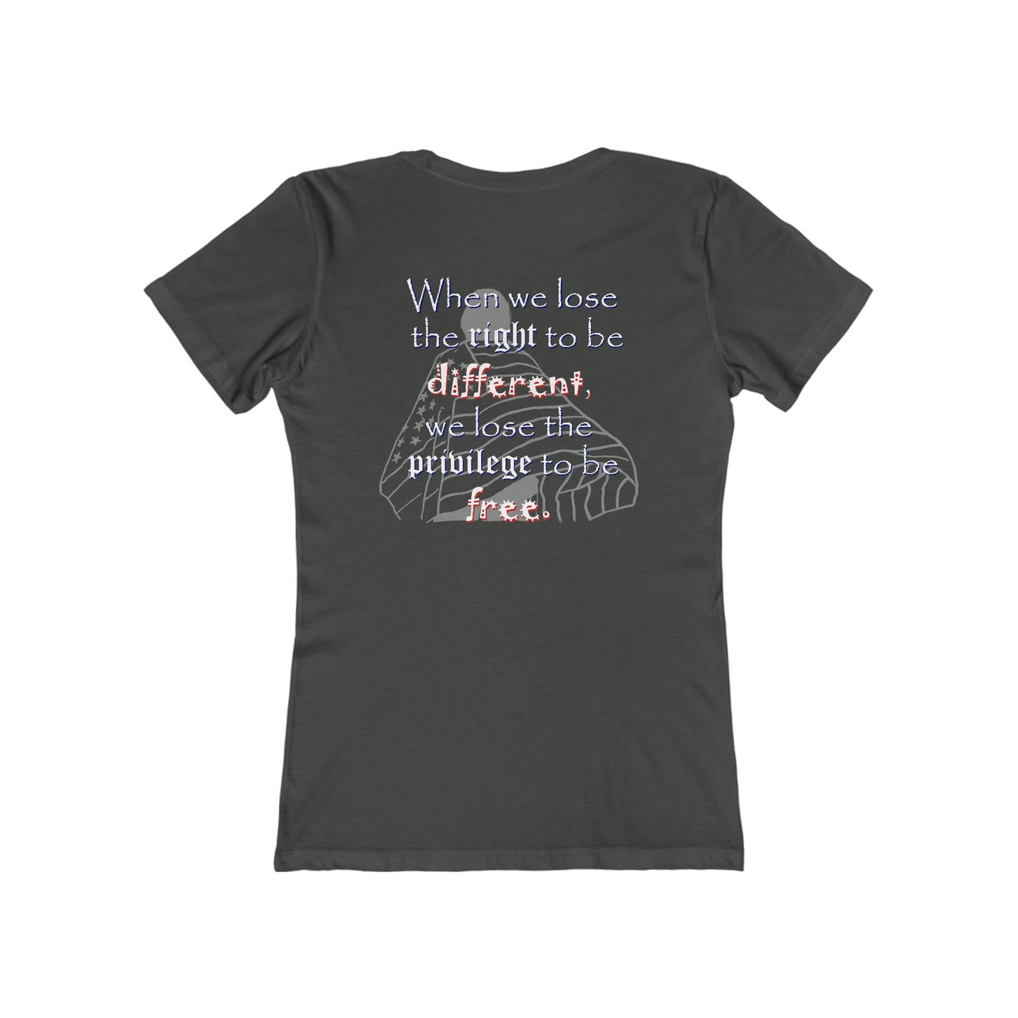 Right to be Different (Women's Boyfriend Tee)