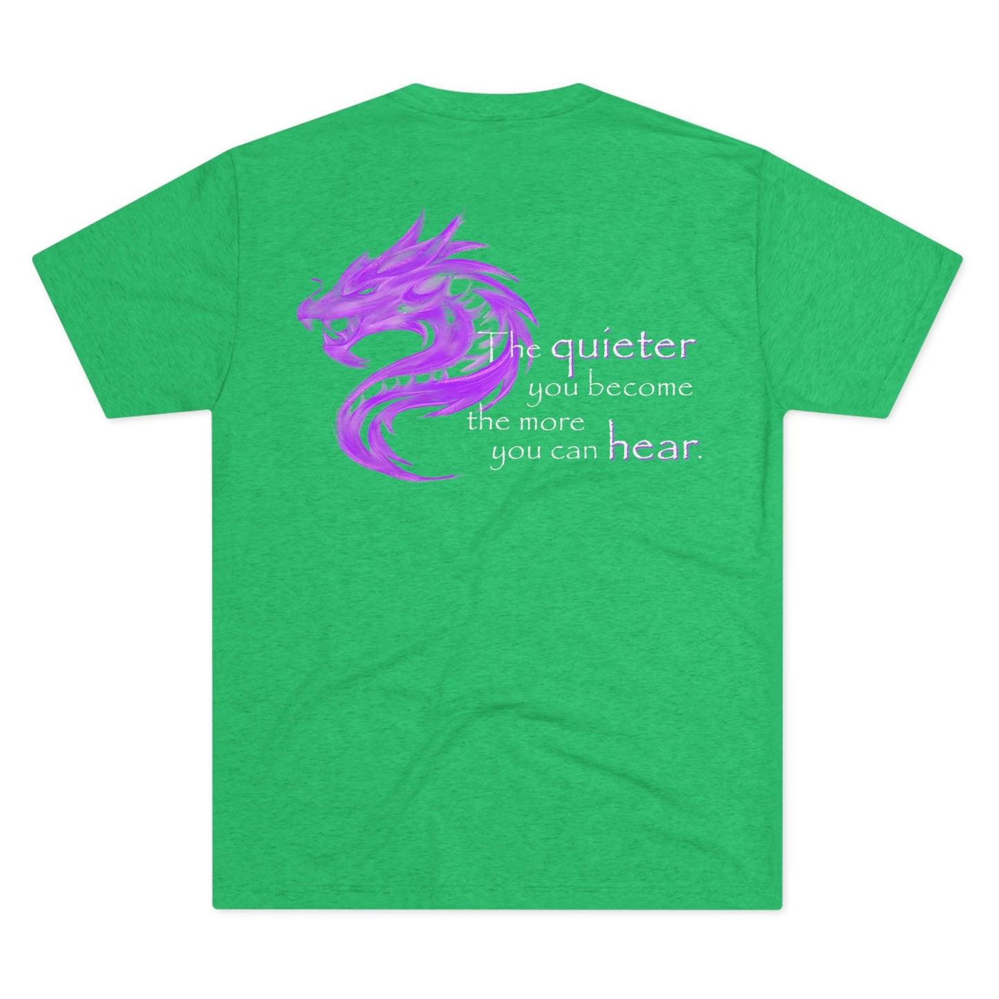 Quieter You Become (Triblend Crew Tee)