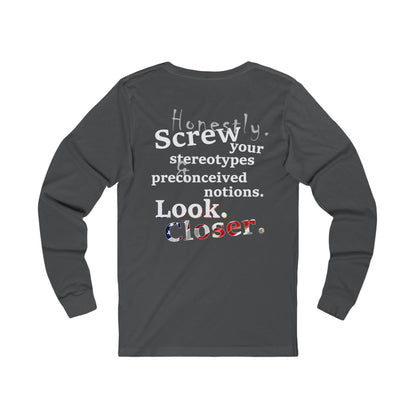 Look. Closer. (Jersey Long Sleeve)