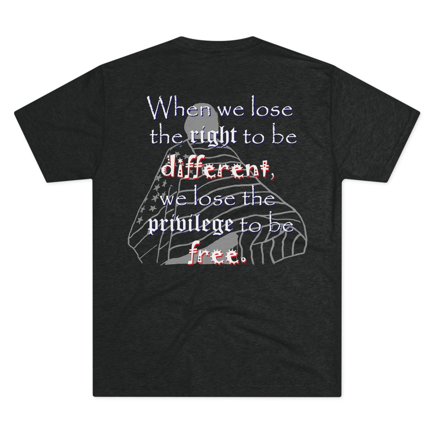 Right to be Different (Triblend Crew Tee)