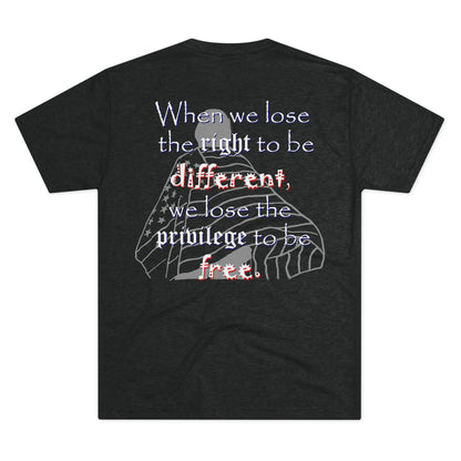 Right to be Different (Triblend Crew Tee)