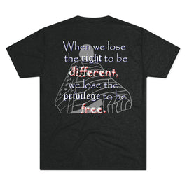 Right to be Different (Triblend Crew Tee)