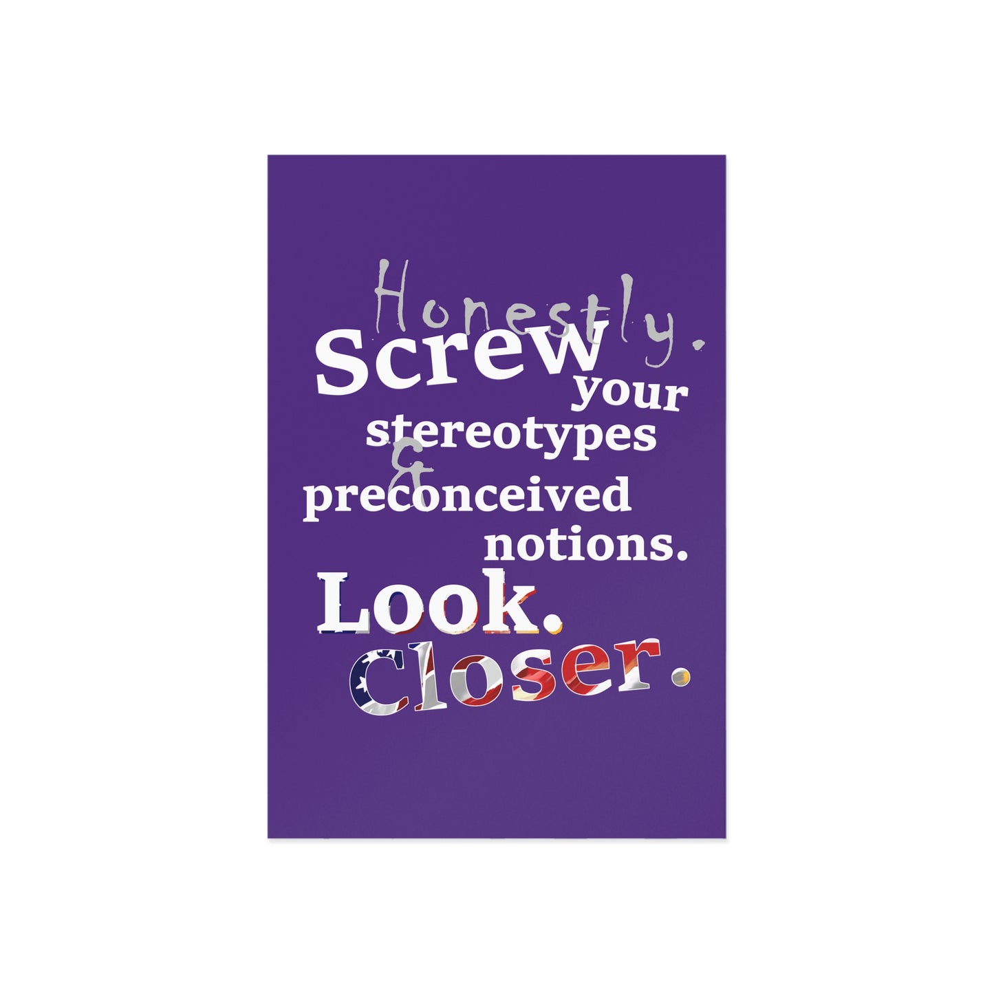 Look. Closer. (Postcards, 6x4)